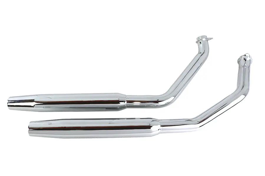 Ultima Seamless Exhaust System Chrome for Harley Davidson FXE (1971-1980) by Ultima