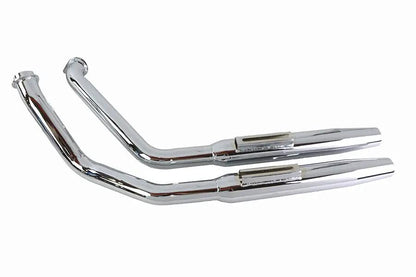 Ultima Seamless Exhaust System Chrome for Harley Davidson FXE (1971-1980) by Ultima