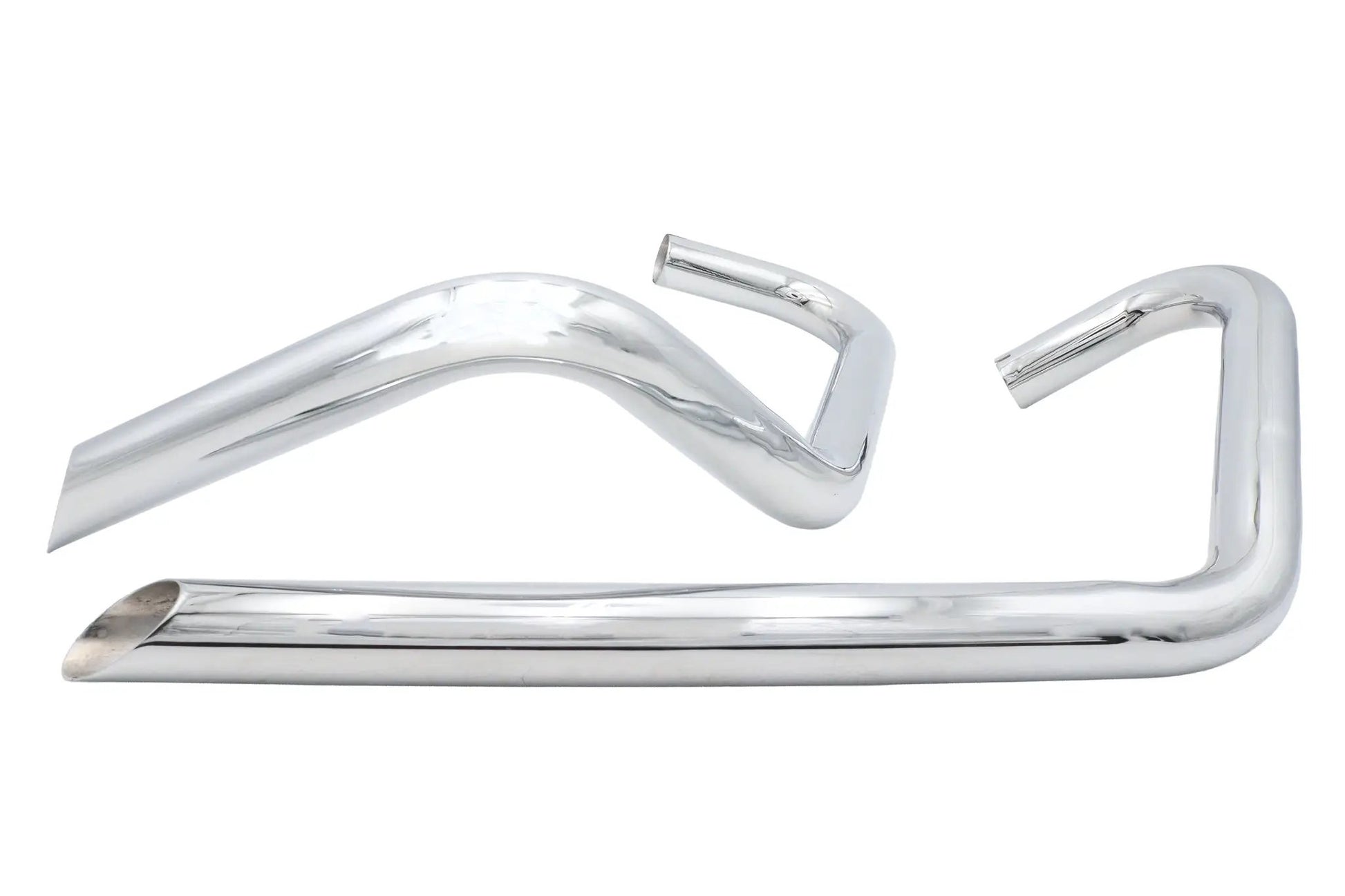 Ultima Right Side Exhaust Drag Pipe Set Chrome for 650 Triumph Models by Ultima