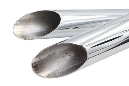 Ultima Right Side Exhaust Drag Pipe Set Chrome for 650 Triumph Models by Ultima