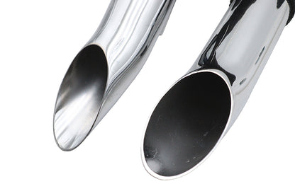 Ultima Big Growl Exhaust Drag Pipe Short Shots Chrome for Harley Davidson 2008 FXST & More by Ultima