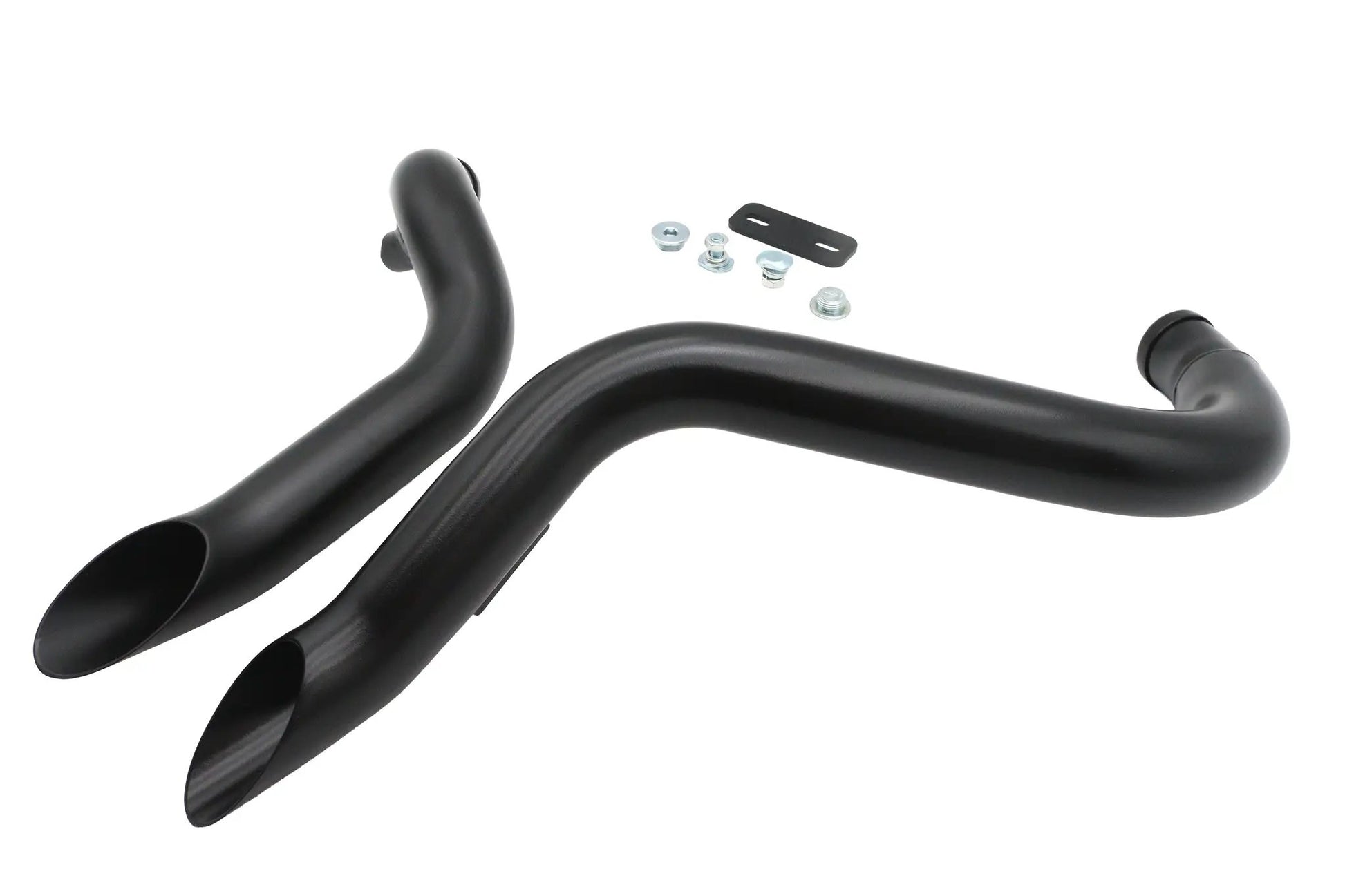 Ultima Big Growl Exhaust Drag Pipe Short Shots Black for Harley Davidson by Ultima