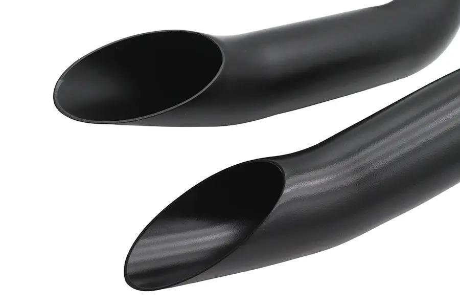 Ultima Big Growl Exhaust Drag Pipe Short Shots Black for Harley Davidson by Ultima
