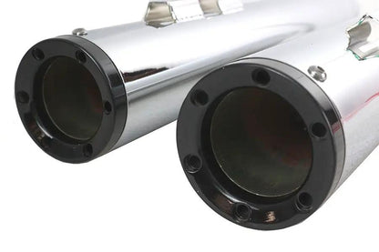 V-Twin Factory Sample Wyatt Gatling Muffler Set for Harley Davidson FLT Models - 30-1/2 Inch Length by V-Twin