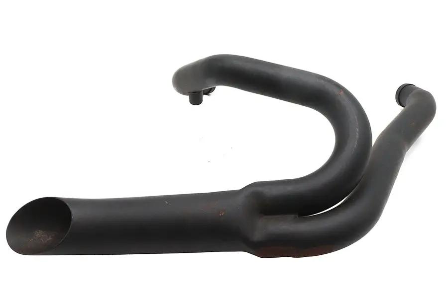 Wyatt Gatling Factory Sample Black 2 into 1 Exhaust Pipe for Harley Davidson FXDWG by Wyatt Gatling