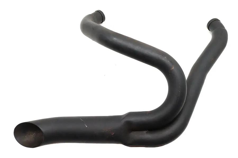Wyatt Gatling Factory Sample Black 2 into 1 Exhaust Pipe for Harley Davidson FXDWG by Wyatt Gatling