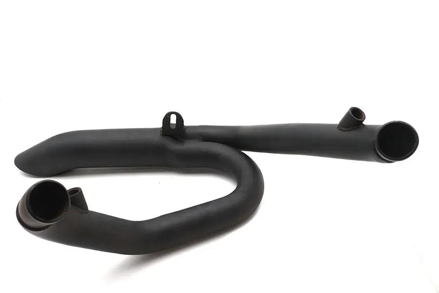 Wyatt Gatling Factory Sample Black 2 into 1 Exhaust Pipe for Harley Davidson FXDWG by Wyatt Gatling