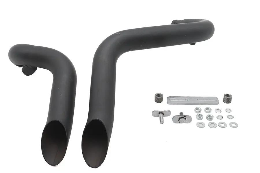 V-Twin Factory Sample Wyatt Gatling Down Draft Exhaust Header Set for Harley Davidson FX/XL Models by V-Twin