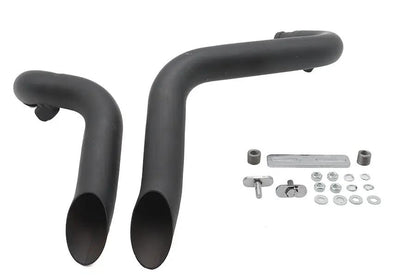 V-Twin Factory Sample Wyatt Gatling Down Draft Exhaust Header Set for Harley Davidson FX/XL Models by V-Twin