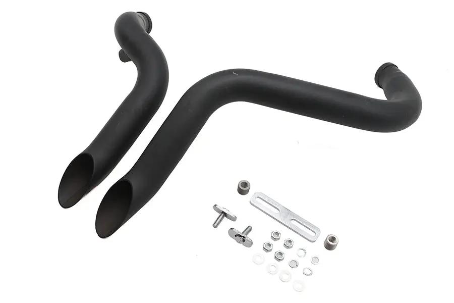 V-Twin Factory Sample Wyatt Gatling Down Draft Exhaust Header Set for Harley Davidson FX/XL Models by V-Twin