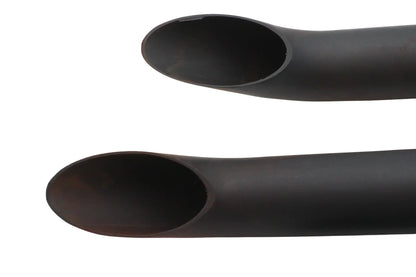 Wyatt Gatling FXST Street Fighter Drag Pipe Set Black - Part #2478 by Wyatt Gatling