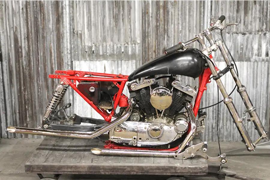 V-Twin Wyatt Gatling Exhaust Drag Pipe Set with Slash Cut Ends for Harley XL Models by V-Twin