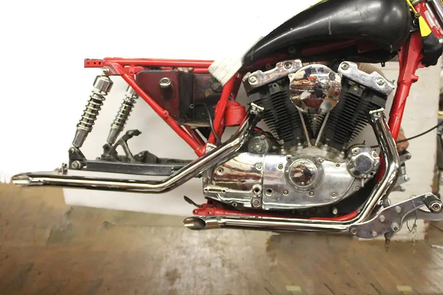 V-Twin Wyatt Gatling Exhaust Drag Pipe Set for Harley Davidson XL (1957-1966) by V-Twin