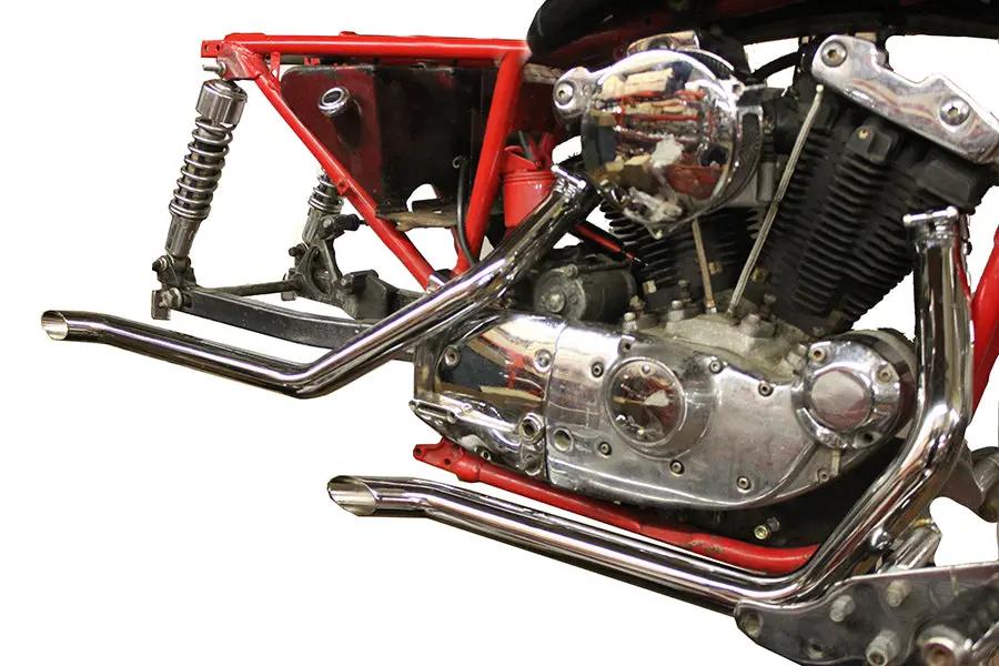 V-Twin Wyatt Gatling Exhaust Drag Pipe Set for Harley Davidson XL (1957-1966) by V-Twin