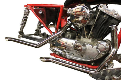 V-Twin Wyatt Gatling Exhaust Drag Pipe Set for Harley Davidson XL (1957-1966) by V-Twin