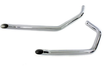 V-Twin Wyatt Gatling Exhaust Drag Pipe Set for Harley Davidson XL (1957-1966) by V-Twin