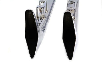 Wyatt Gatling 36 Inch Straight Fishtail Exhaust Set for Harley Davidson FLT by Wyatt Gatling