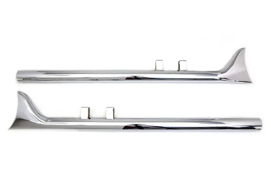Wyatt Gatling 36 Inch Straight Fishtail Exhaust Set for Harley Davidson FLT by Wyatt Gatling