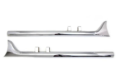 Wyatt Gatling 36 Inch Straight Fishtail Exhaust Set for Harley Davidson FLT by Wyatt Gatling