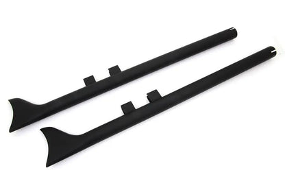 Wyatt Gatling 36 inch Straight Fishtail Exhaust Set for Harley Davidson FLT by Wyatt Gatling