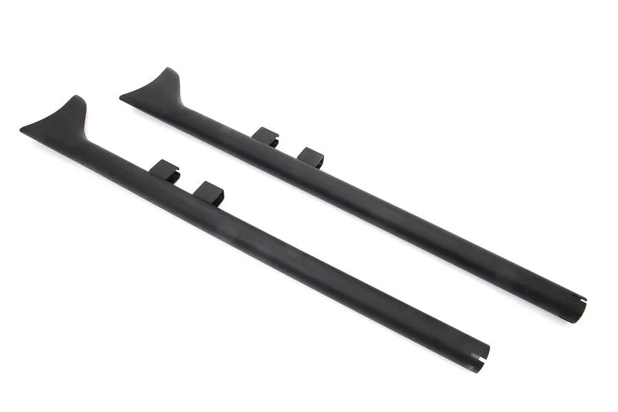 Wyatt Gatling 36 inch Straight Fishtail Exhaust Set for Harley Davidson FLT by Wyatt Gatling