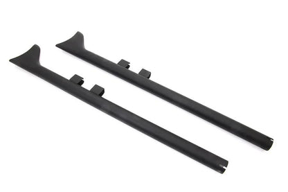 Wyatt Gatling 36 inch Straight Fishtail Exhaust Set for Harley Davidson FLT by Wyatt Gatling