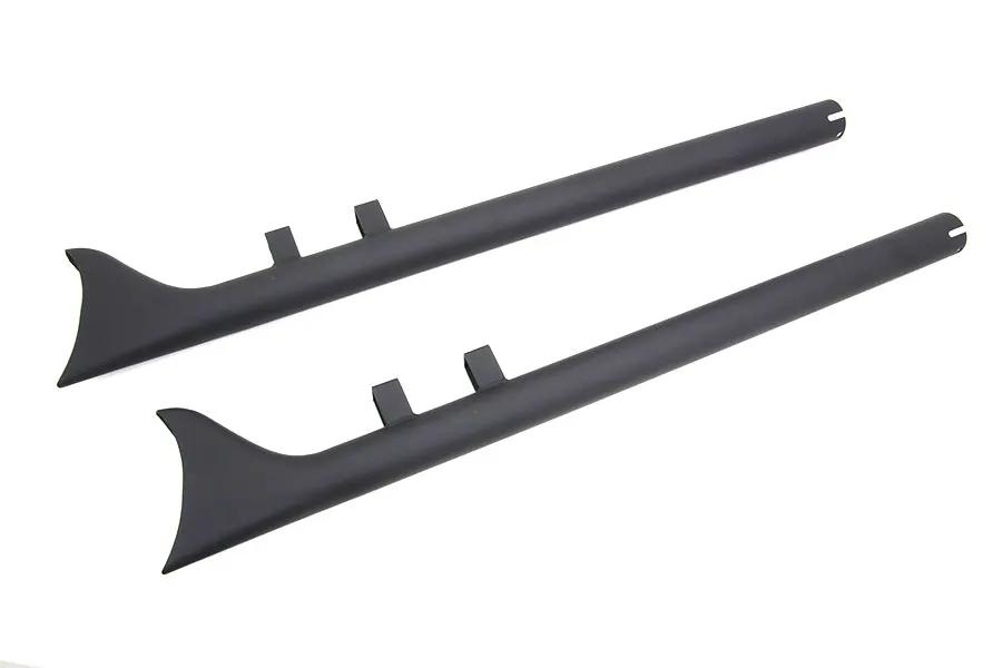 Wyatt Gatling 33 Inch Straight Fishtail Exhaust Set for Harley Davidson FLT by Wyatt Gatling