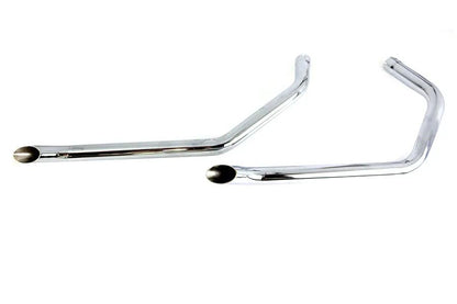 V-Twin Factory Sample Wyatt Gatling Exhaust Drag Pipe Set for Harley XL Models by V-Twin
