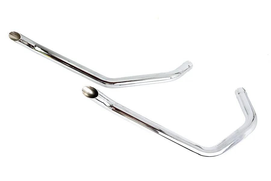 V-Twin Factory Sample Wyatt Gatling Exhaust Drag Pipe Set for Harley XL Models by V-Twin