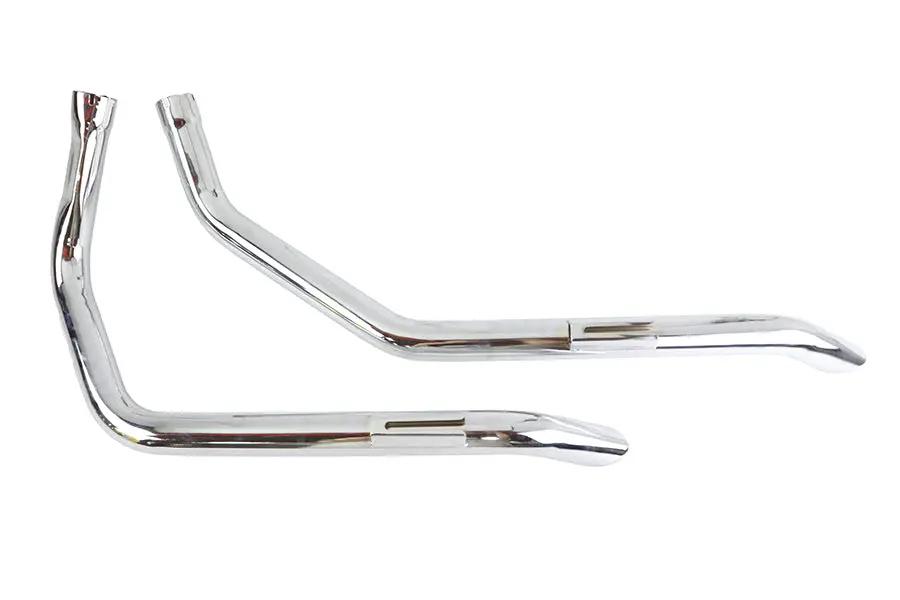 V-Twin Factory Sample Wyatt Gatling Exhaust Drag Pipe Set for Harley XL Models by V-Twin