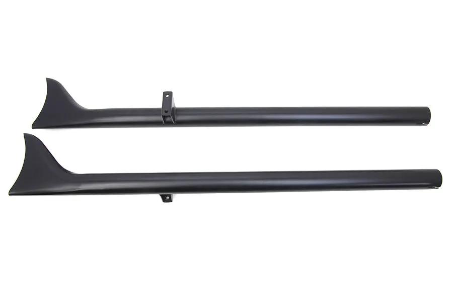 V-Twin Indian Straight Fishtail Exhaust Set for Harley Davidson Chief - Black by V-Twin