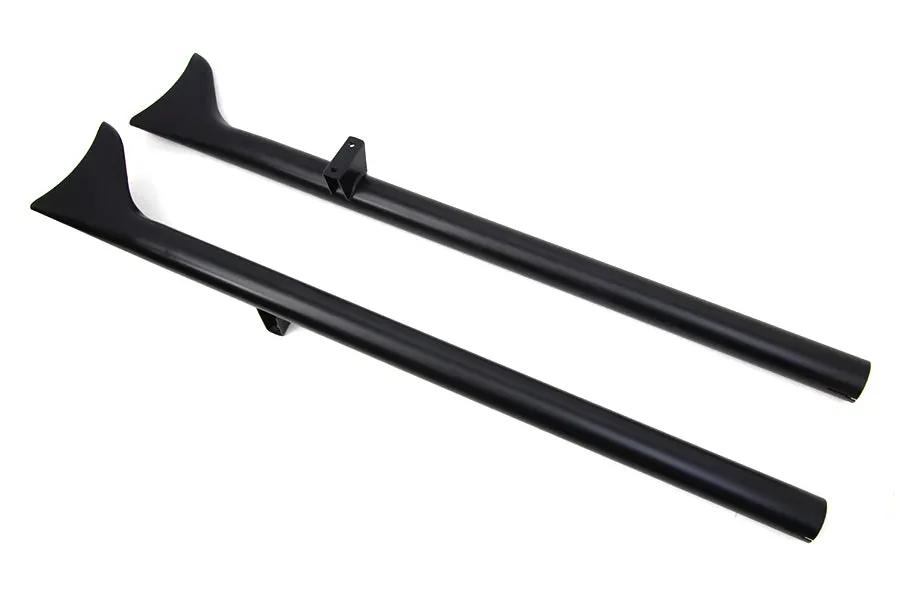 V-Twin Indian Straight Fishtail Exhaust Set for Harley Davidson Chief - Black by V-Twin