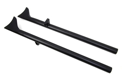 V-Twin Indian Straight Fishtail Exhaust Set for Harley Davidson Chief - Black by V-Twin