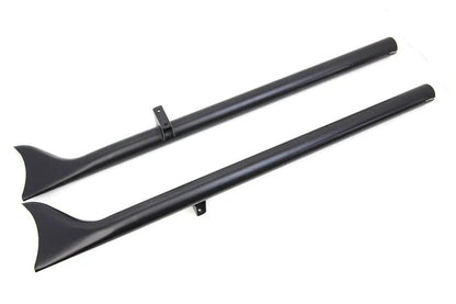 V-Twin Indian Straight Fishtail Exhaust Set for Harley Davidson Chief - Black by V-Twin