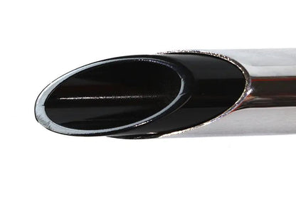 V-Twin Exhaust Drag Pipe Set with Short Black Slash Tips for Harley Davidson FXST (2007-2016) by V-Twin