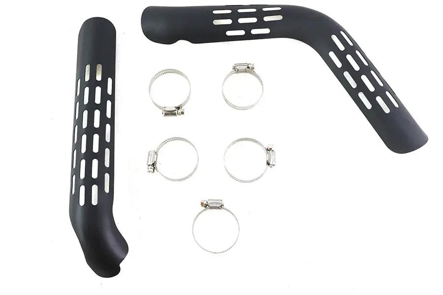 V-Twin Exhaust Heat Shield Set Perforated Style for Harley Davidson FXST (1986-1995) by V-Twin