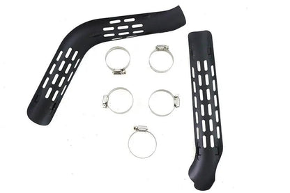 V-Twin Exhaust Heat Shield Set Perforated Style for Harley Davidson FXST (1986-1995) by V-Twin