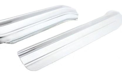 V-Twin Ribbed Heat Shield Set Chrome for Harley Davidson FXST (1986-1995) by V-Twin