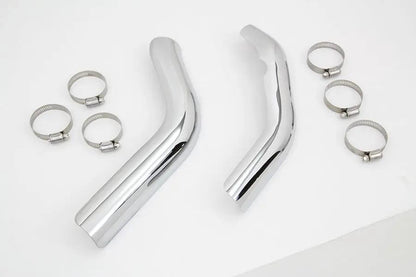 V-Twin Chrome Heat Shield Set for Drag Pipes - Part 75028 by V-Twin