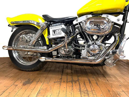MCM FXE Goose Drag Pipe Set Chrome for Harley Davidson FXE (1970-1979) by MCM
