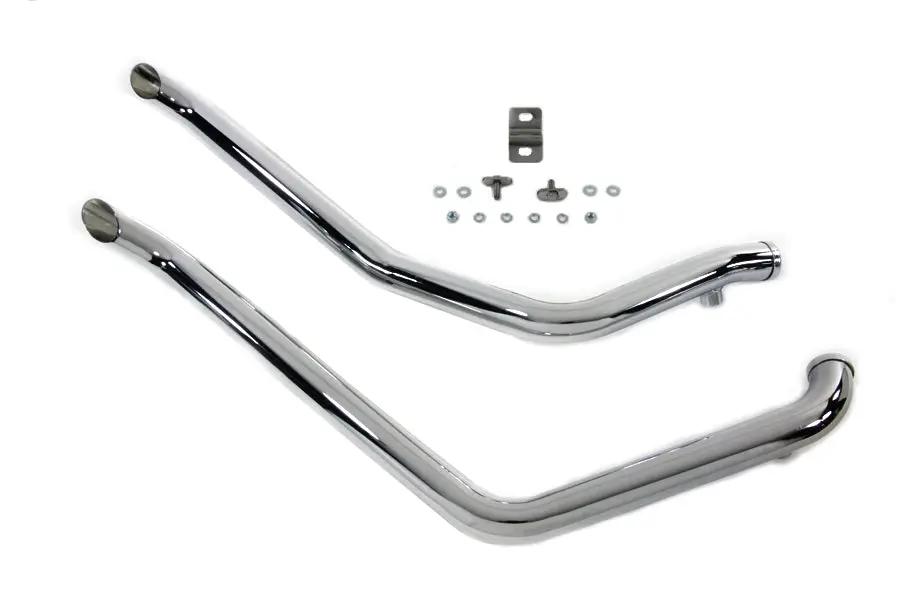 V-Twin Part 5500G-07 Goose Style Drag Pipes Set for Harley Davidson FXST (2007-2016) by V-Twin