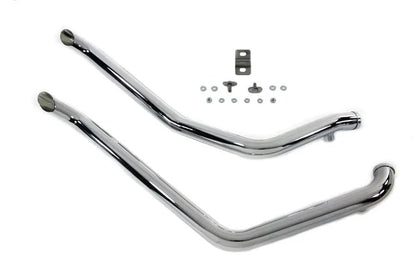 V-Twin Part 5500G-07 Goose Style Drag Pipes Set for Harley Davidson FXST (2007-2016) by V-Twin