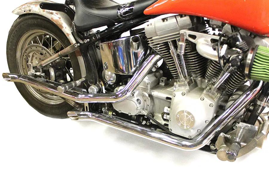 V-Twin Part 5500G-07 Goose Style Drag Pipes Set for Harley Davidson FXST (2007-2016) by V-Twin