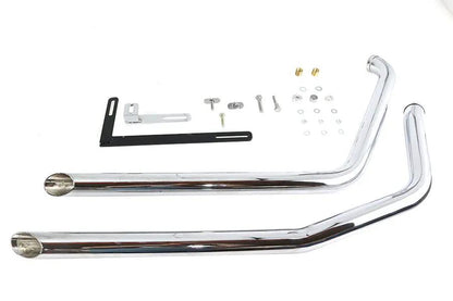 V-Twin 5500 Exhaust Drag Pipe Set for Harley Davidson FXST (2007-2016) by V-Twin