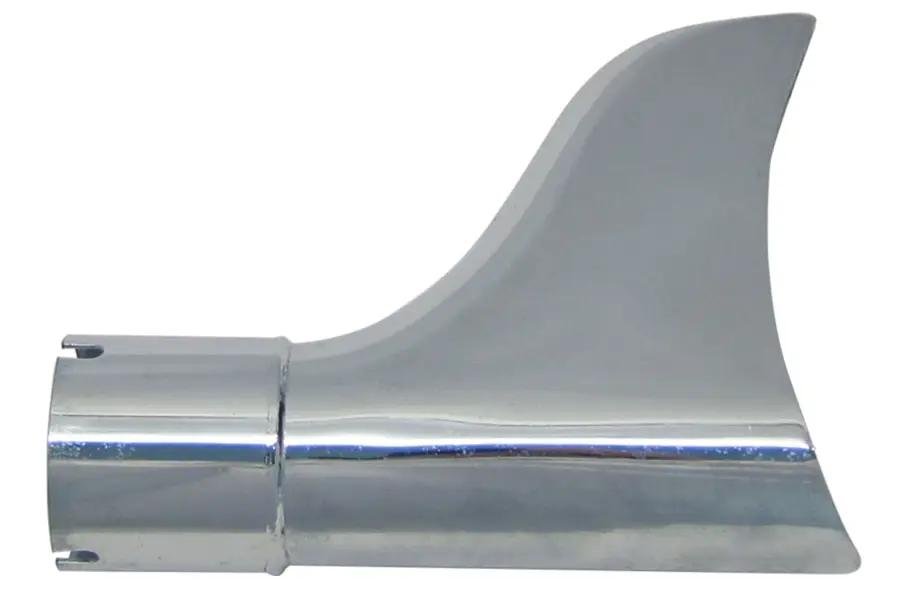 V-Twin Chrome Fishtail Tip Set for 1-7/8 inch Muffler - Part 08-0204-2 by V-Twin