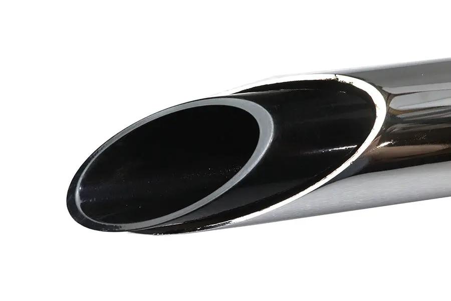 V-Twin Wyatt Gatling Exhaust Drag Pipe Set with Slash Cut Chrome Tips for Harley Davidson XL (2007-2013) by V-Twin
