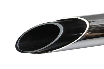 V-Twin Wyatt Gatling Exhaust Drag Pipe Set with Slash Cut Chrome Tips for Harley Davidson XL (2007-2013) by V-Twin