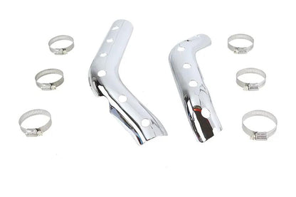 V-Twin XL Heat Shield Set with Chrome Finish for Harley Davidson XL Models - Part #75028A by V-Twin