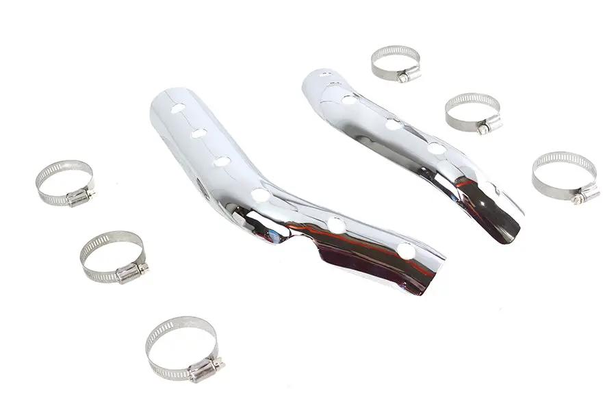V-Twin XL Heat Shield Set with Chrome Finish for Harley Davidson XL Models - Part #75028A by V-Twin
