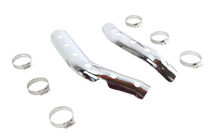 V-Twin XL Heat Shield Set with Chrome Finish for Harley Davidson XL Models - Part #75028A by V-Twin